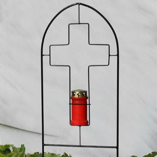 Spalier Kreuz schwarz