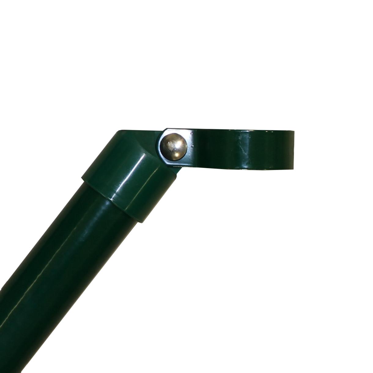 Rundstrebe 38mm grün für Zaunhöhe 1750 mm, für Pfosten 48 mm