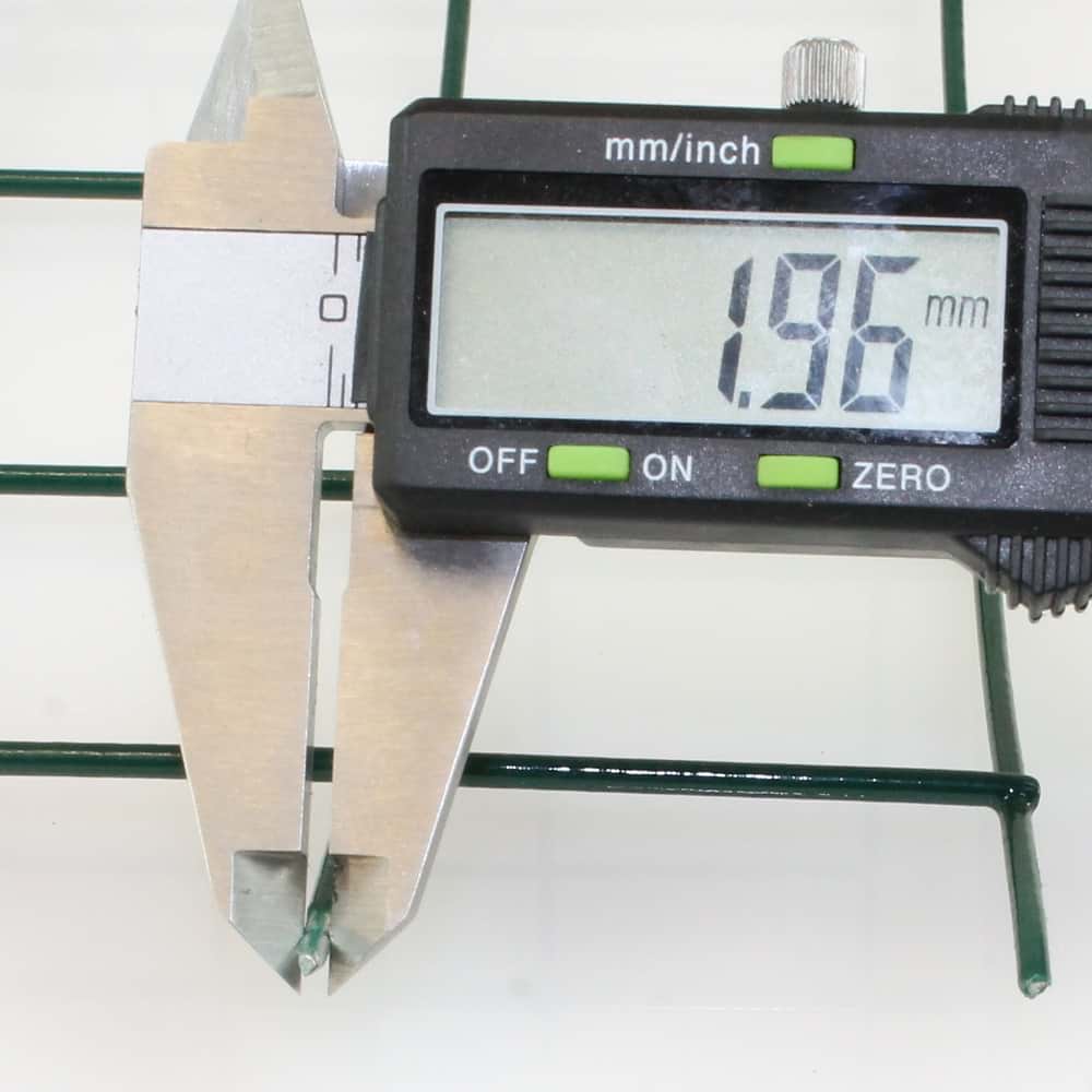 ESAPLAX-Gitter 50,8x50,8x2,60x1020 mm, plastifiziert grün