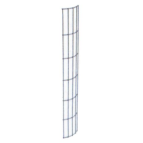 Mauersystem Rundgabione Ø 200 mm x 900 mm Abschlussgitter