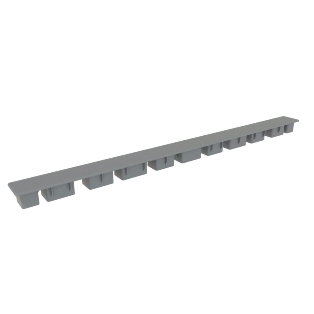 Sichtschutz Palisade Abdeckkappe - Grau