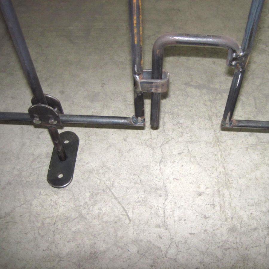 Steckzaun Poolfix Boden Aufschraubfuß blank