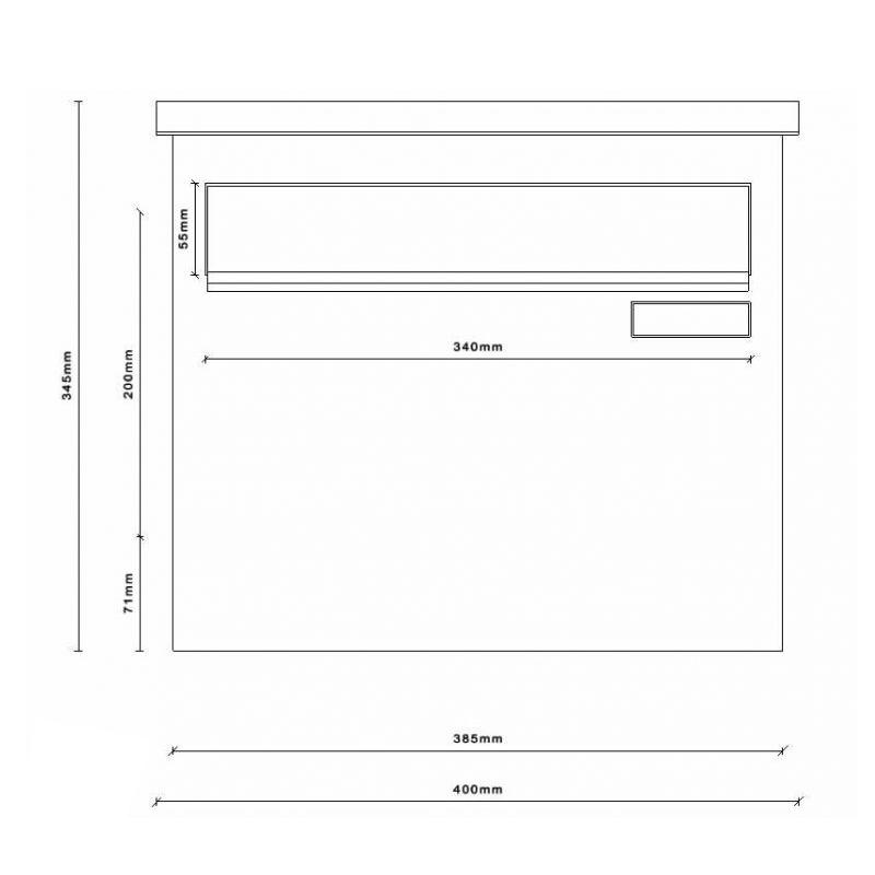 Briefkasten Modell 9 - Wahlfarbe