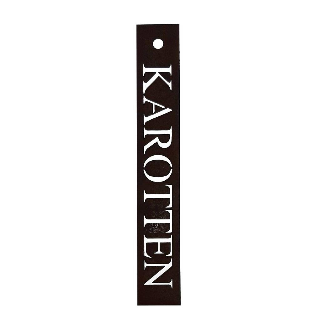 Rost Gemüseschild Karotten