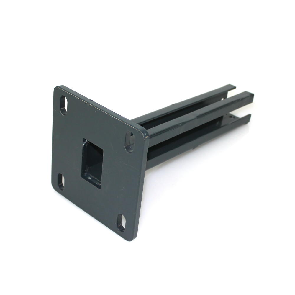 Bodenplatte für Torpfosten 60 x 60 mm anthrazit MEDIUM