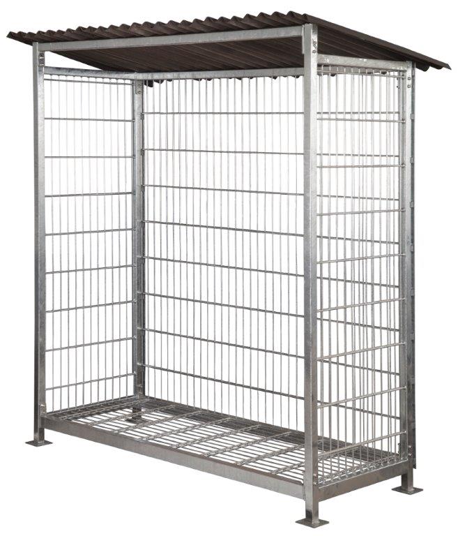 Brennholzunterstand 1810 x 1800 x 700 mm Grundelement