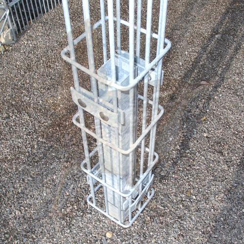Ranko® Ranksäule quadratisch Bodenanker beschichtet