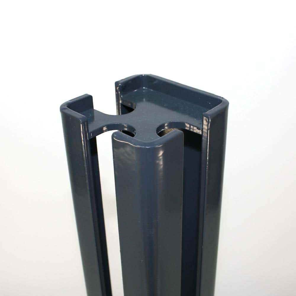 Bodenplatte für Torpfosten 80 x 80 mm anthrazit