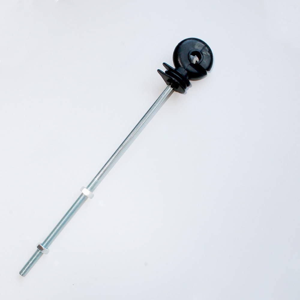 Weidezaun Ringisolator M6 x 220 mm metrisches Gewinde
