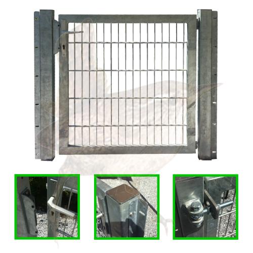 Tor 1-flgl. 1500x1600 mm verzinkt, IGT Vario