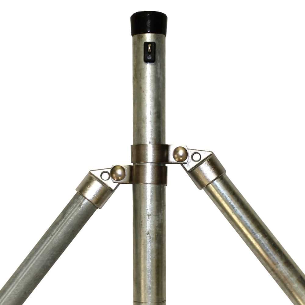 Zaunhöhe 0800 mm, Pfosten verzinkt Ø 42x1250 mm Ecke