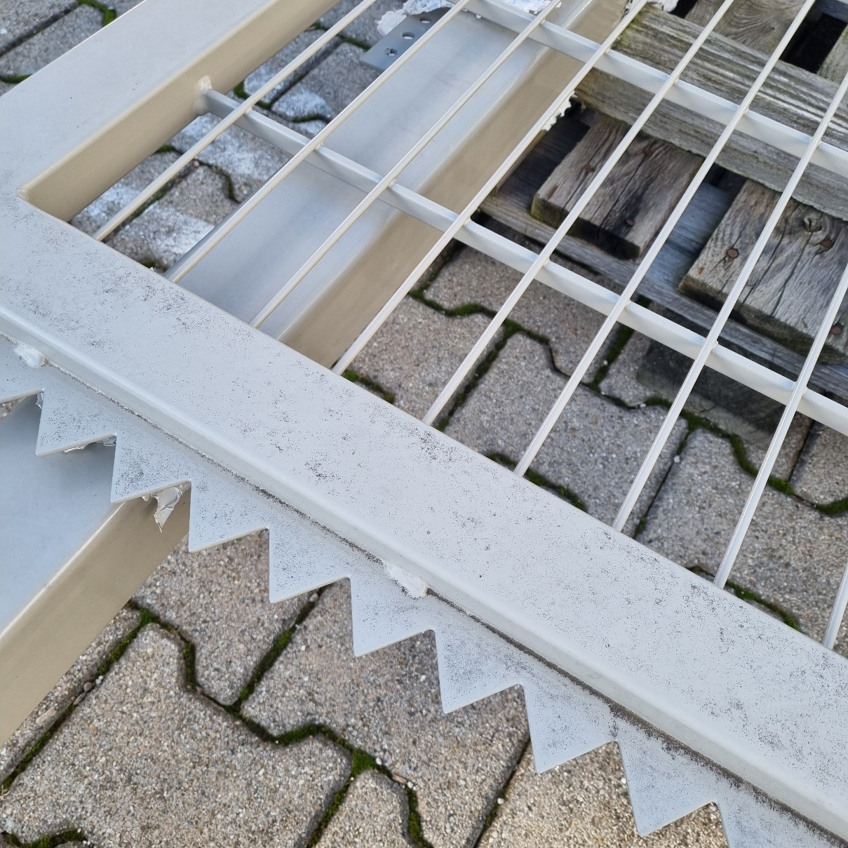 Tor 1000x2000 mm RAL 7030 steingrau Tandemschloss