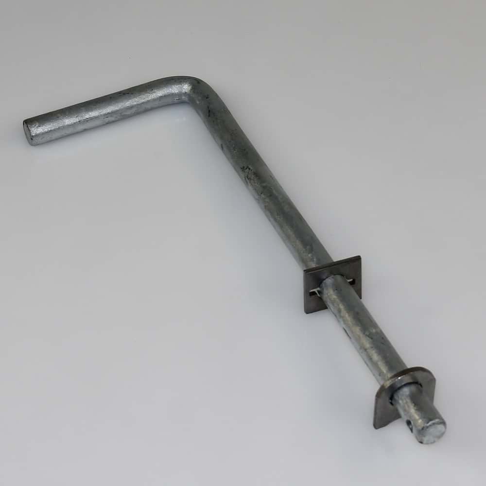 Bodenriegel 0390 mm verzinkt - zum Anschweißen