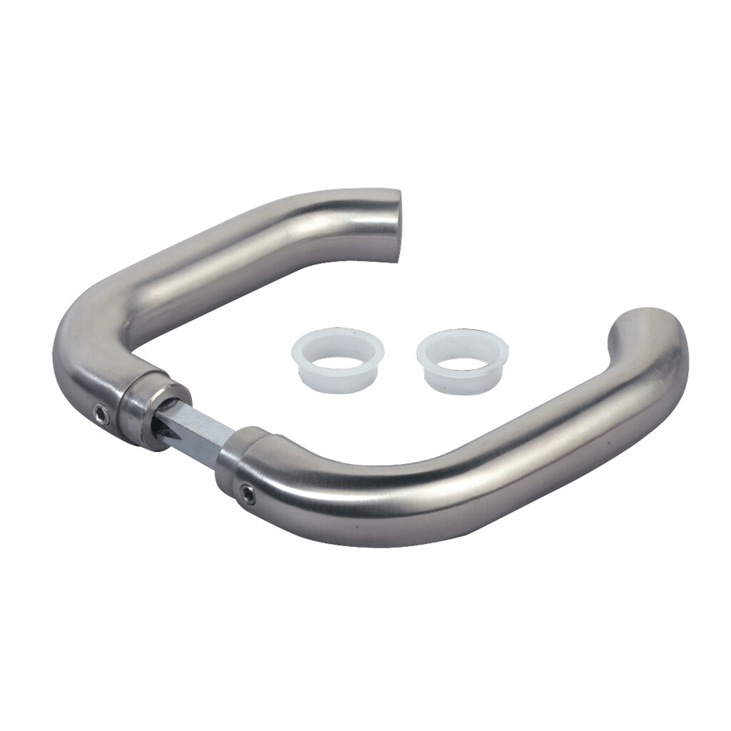 Drückerpaar Edelstahl 60 mm