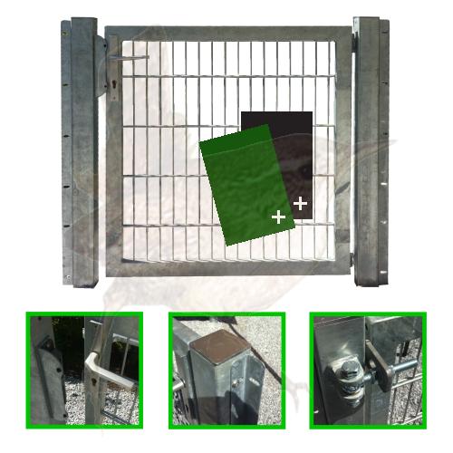 Tor 1-flgl. 1250x0800 mm Wahlfarbe, IGT Vario