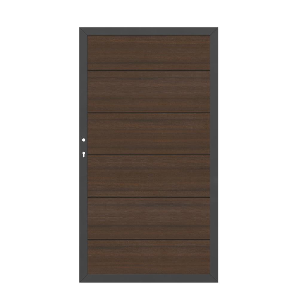 Tor WPC Platinum XL 0980 x 1800 mm 1flgl. braun