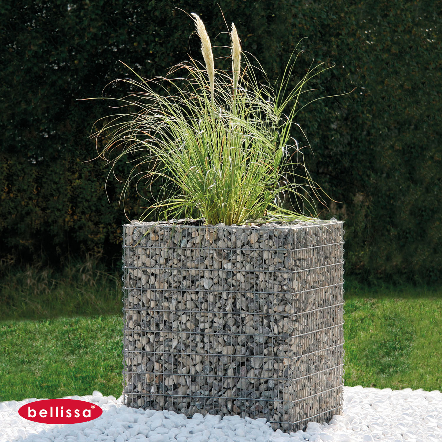 Gabione Hochbeet 0750 x 0750 x 1000 mm premium