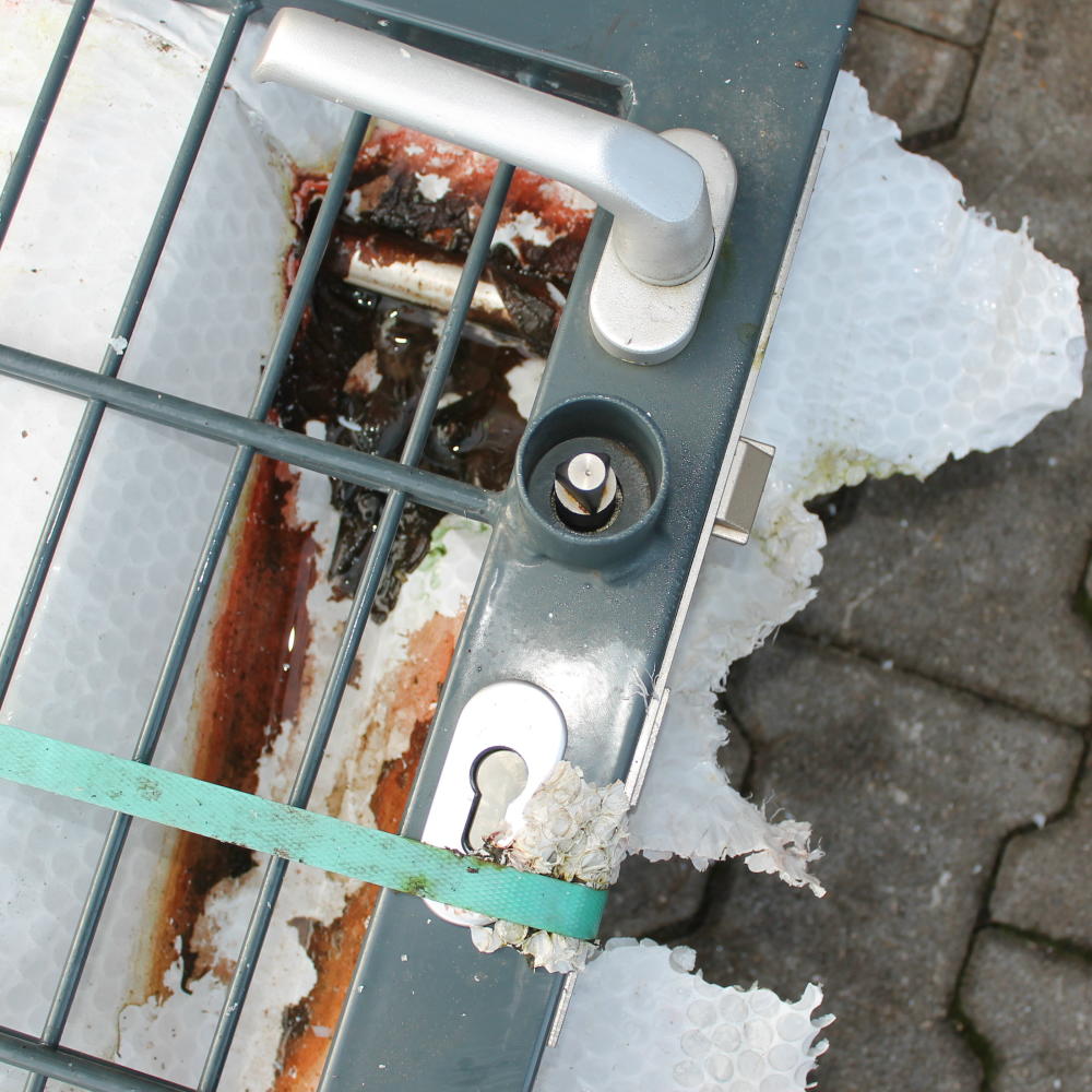 Toranlage 1000 x 1200 mm TANDEMSCHLOSS anthrazit