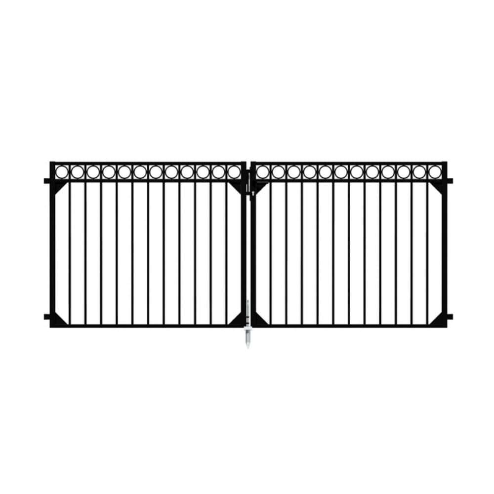 Zaun BREISGAU Torflügel 2flgl 3000x1200 mm schwarz