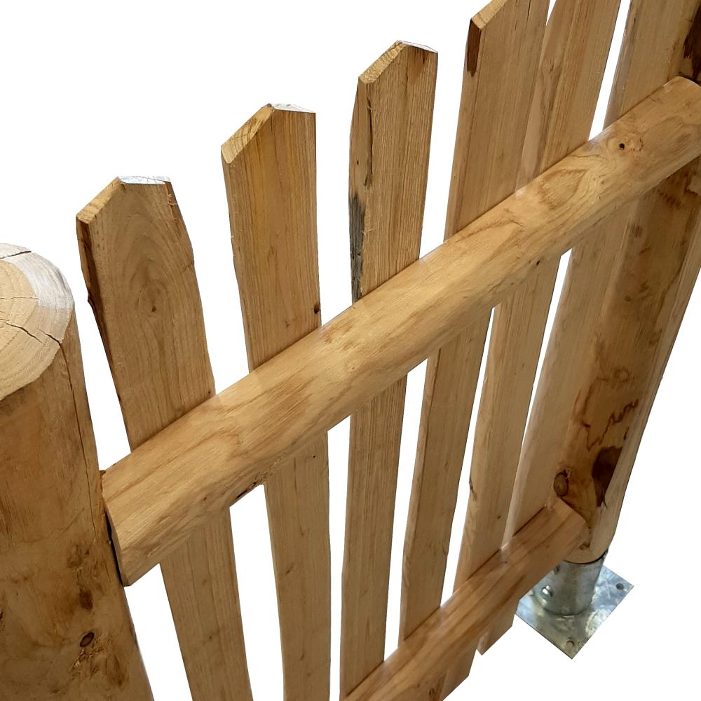 Lattenzaun 1500 mm Zaunelement Lattenabstand 6-7 cm