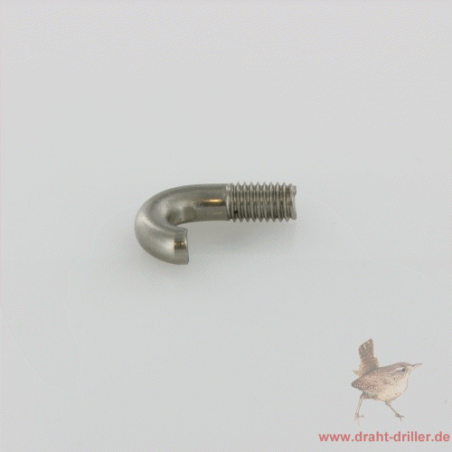 Hakenschraube M8x030, Haken 04 mm, V2A