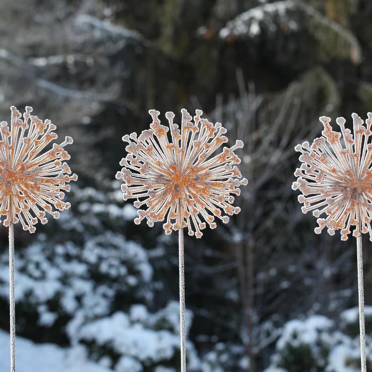 Rost Gartenstab Blume Allium 300 mm + Stab