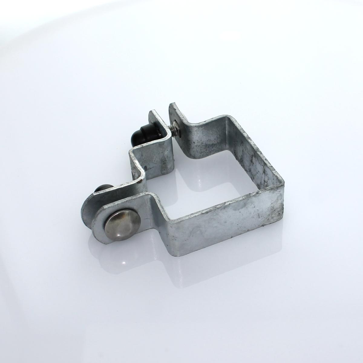 Schelle 060x060 mm Eckschelle verzinkt cpl. mit Zubehör