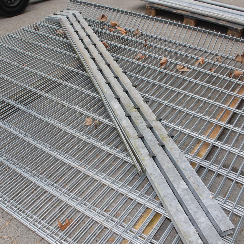 Doppelstabmatten mit Abweiser 2430 mm verzinkt
