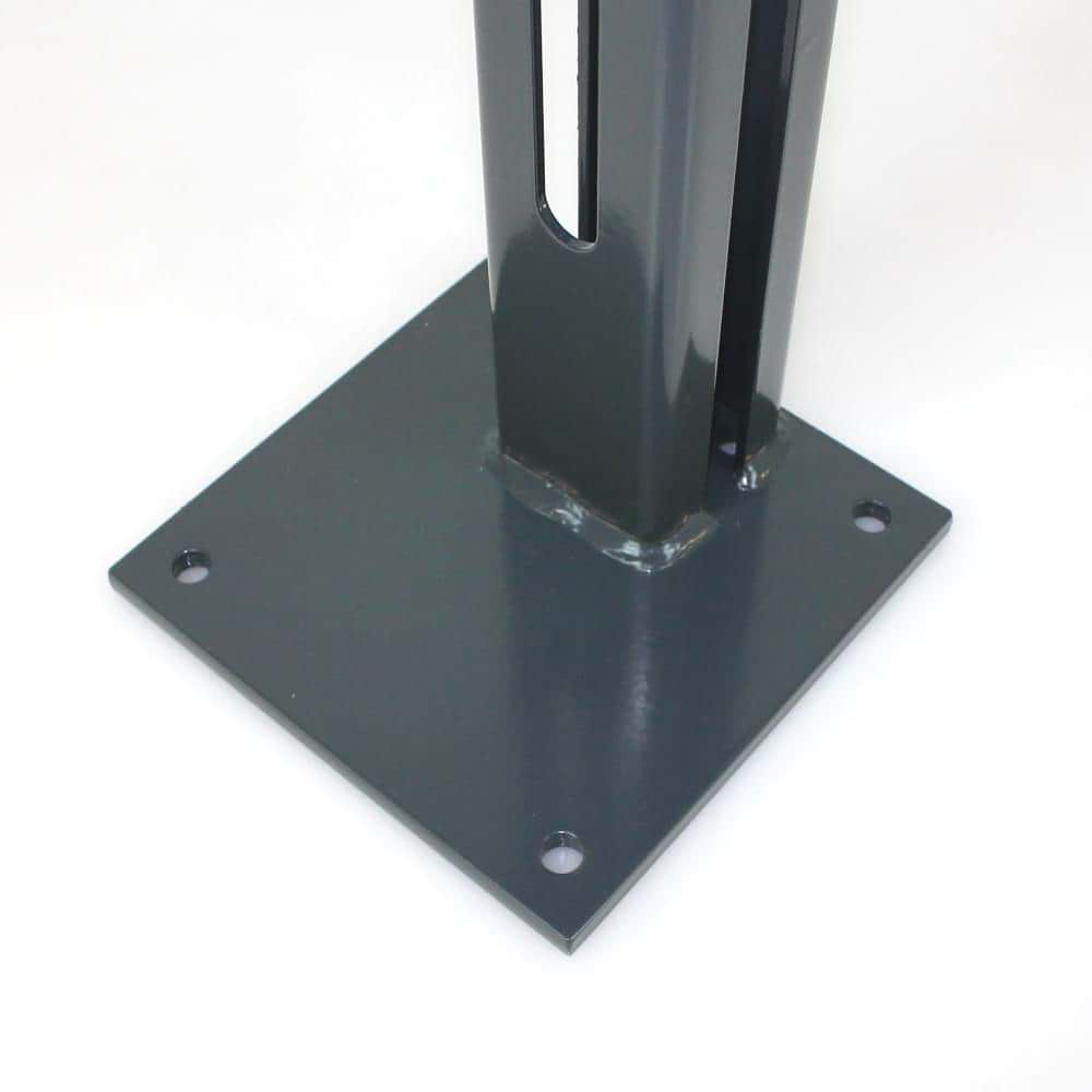 Bodenplatte für Torpfosten 80 x 80 mm anthrazit