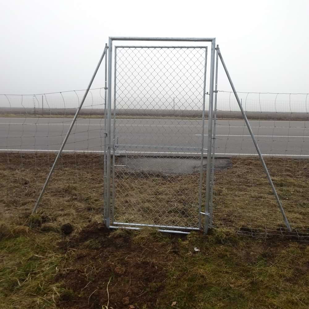 Wildschutzzaun Toranlage TAUNUS 1000x2000 mm verzinkt