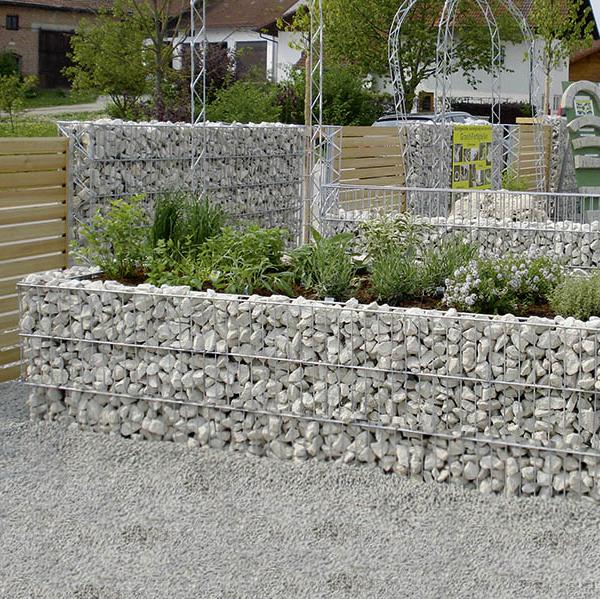 Gabione Hochbeet 2500 x 600 x 1200 mm