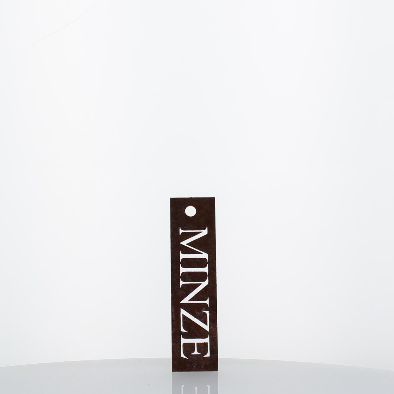Rost Kräuterschild Minze