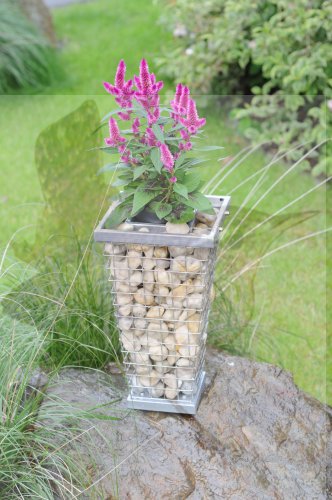 Garten Gabione Pflanzensäule 0375 mm
