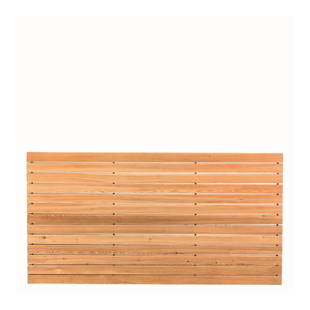 Holz-Design-Zaun Sichtschutz  Rhombus Lärche 1800x0900 mm