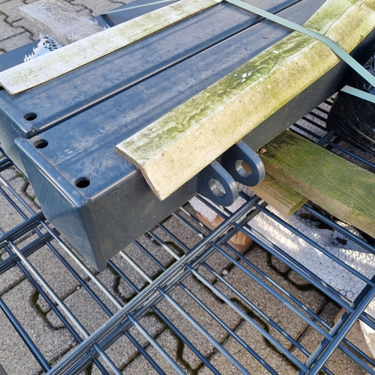 Toranlage Industrietor 5000x1000 mm Anthrazitgrau