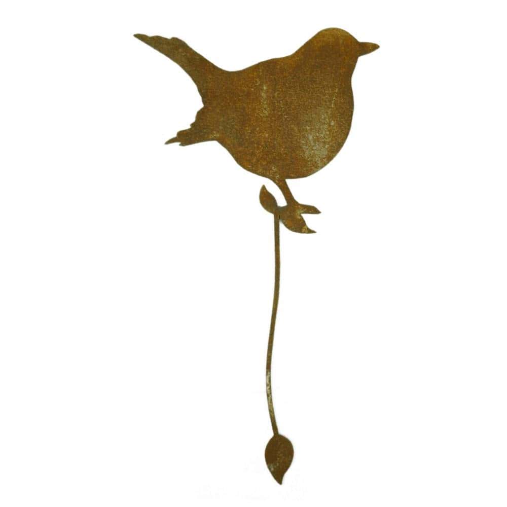 Rost Astvogel Typ B - dicke Amsel mit Befestigungsband