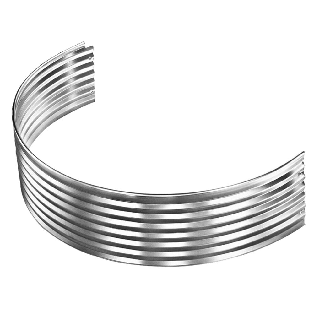 Gartenprofil 3000-S 150 mm - Halbrundprofil Ø 1150 mm Edelstahl