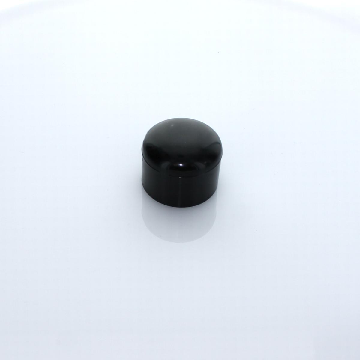 Abdeckkappe schwarz Ø 38 mm Kunststoff
