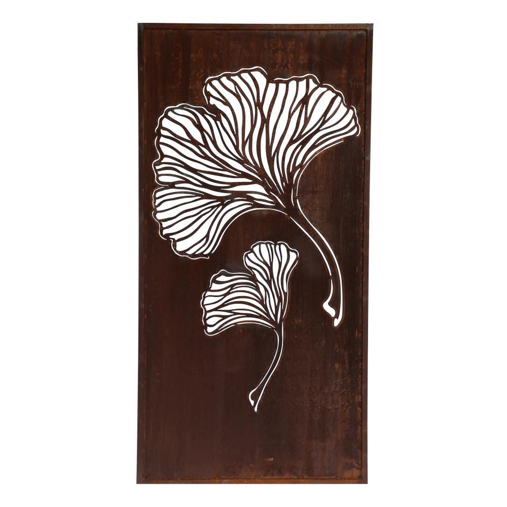 Rost Paravent 1000x2000 mm Ginkgo