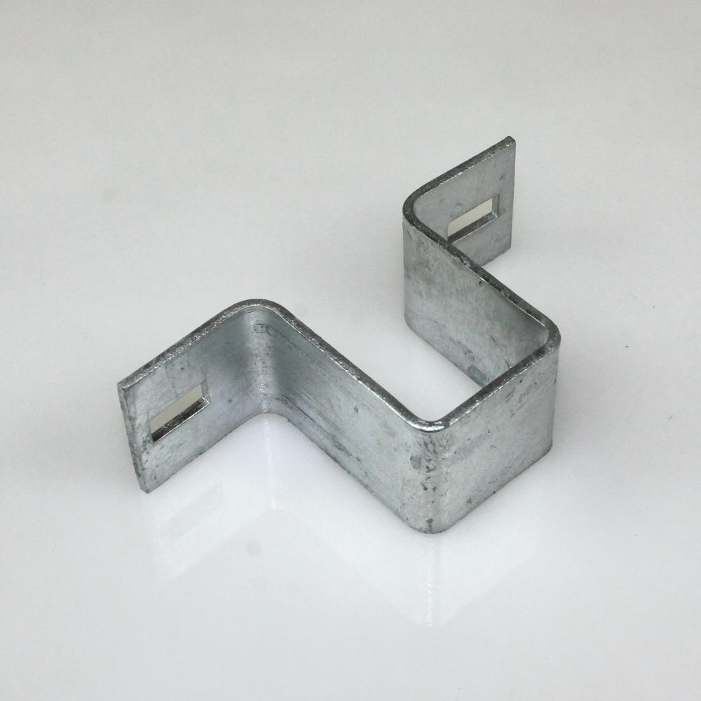 Wandbefestigungsschelle für Rechteckpfosten 60x40 mm verzinkt