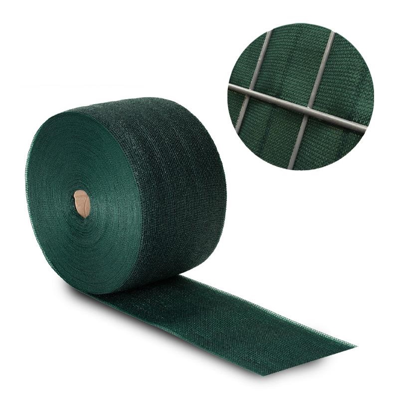 Textil Sichtschutzstreifen 190 mm - 70 m, moosgrün