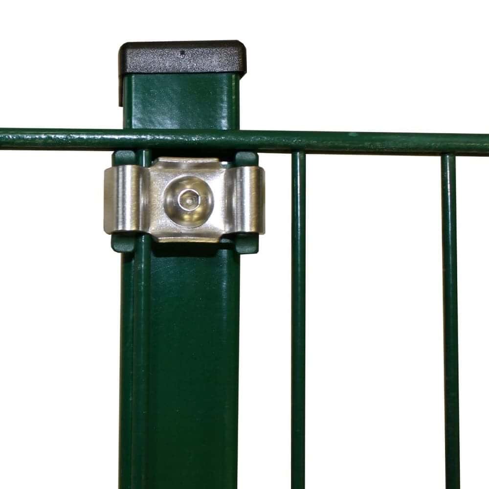 Höhe 0630 mm grün, Zaunpfosten Typ MS Mitte