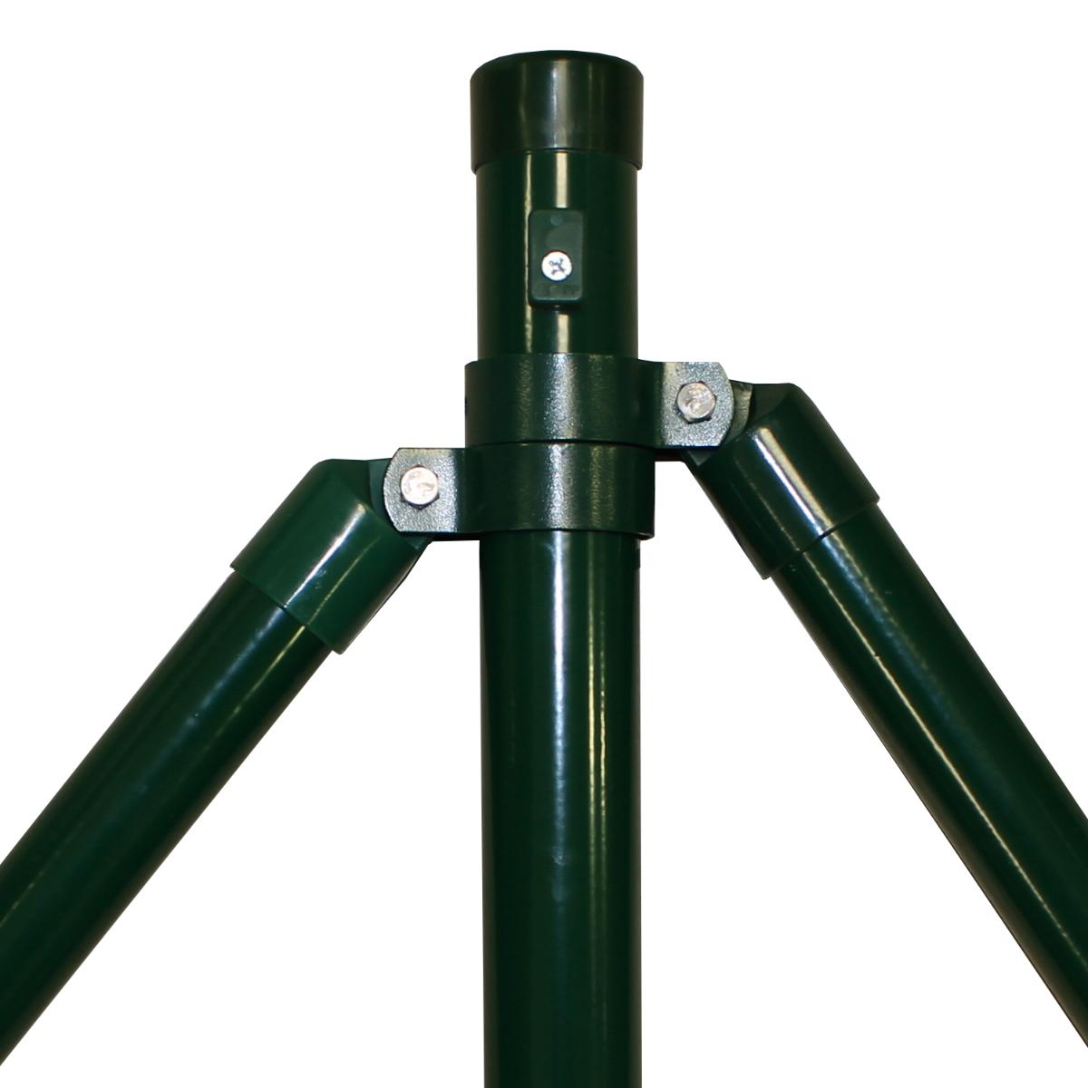 Eckpfosten 42mm grün für Zaunhöhe 2000 mm