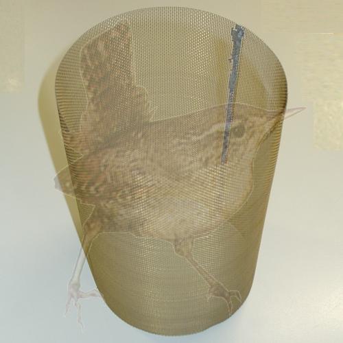 Siebzylinder 335 x 200 mm 0,5 mm Messing