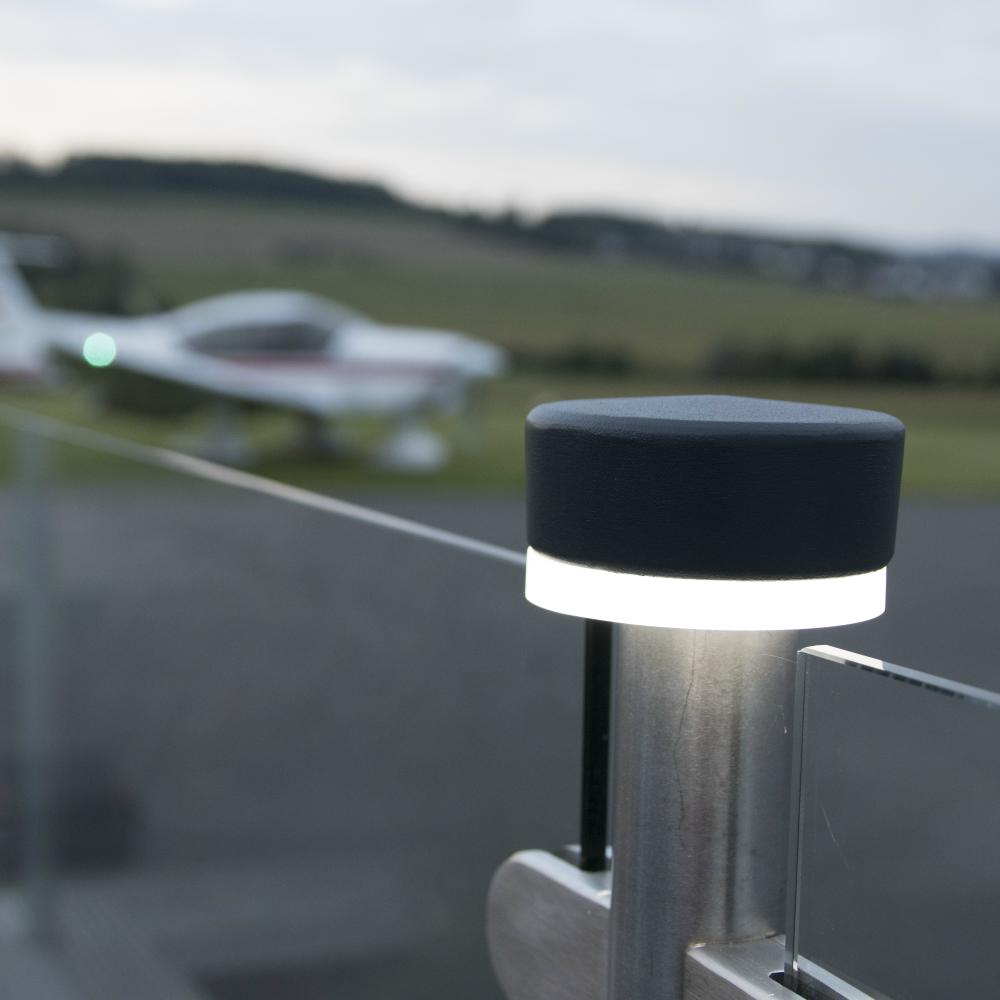 Beleuchtung Abdeckkappe Ø 76 mm anthrazitgrau