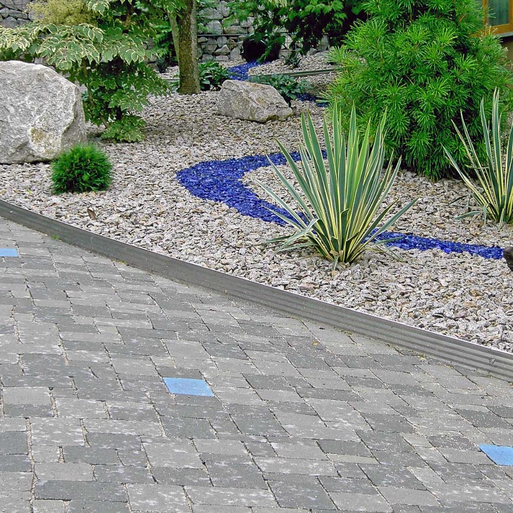 Gartenprofil 3000-Z 100 mm - 2400 mm verzinkt