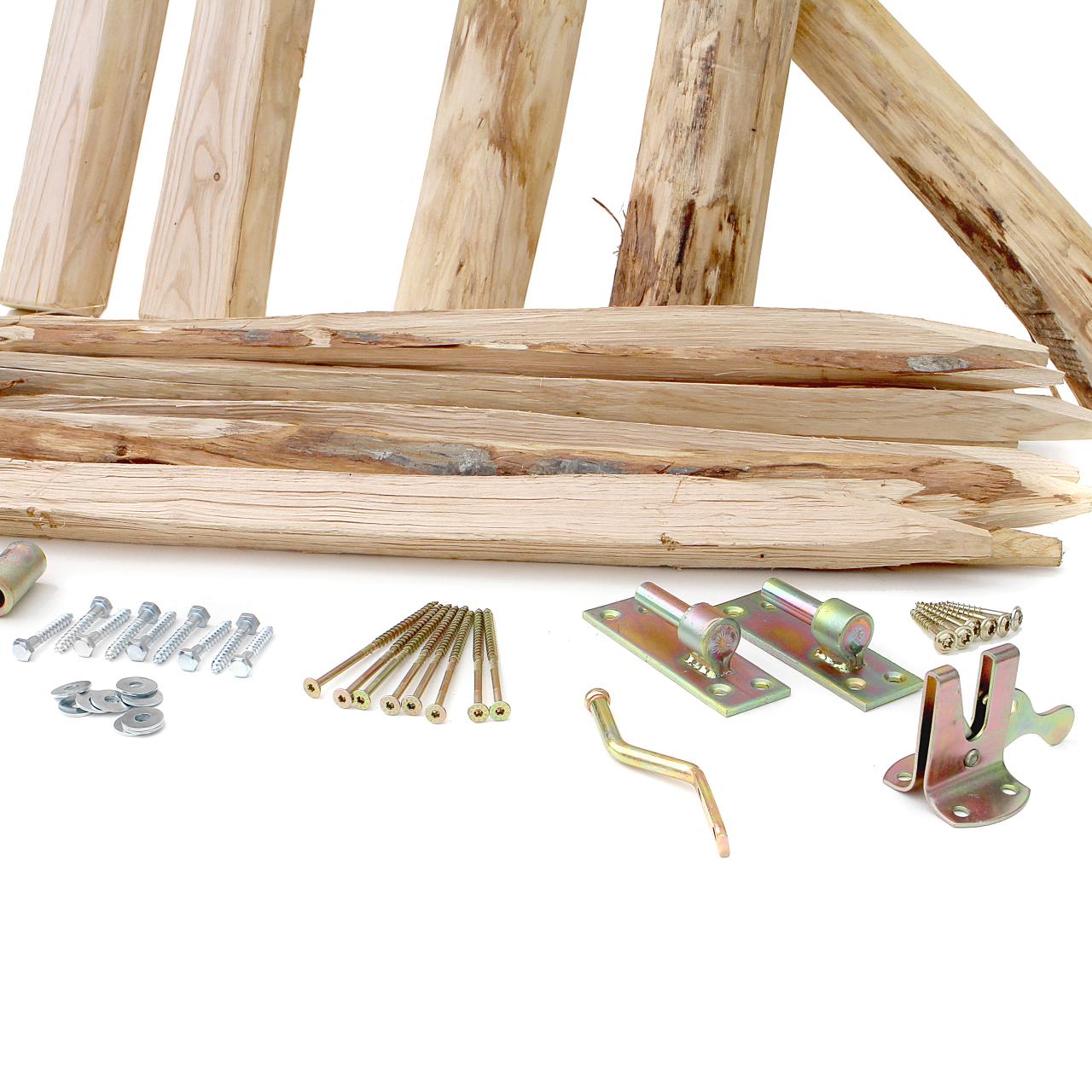 Holztor 1-flgl. 1200X1000 mm, Typ Classic, selber bauen