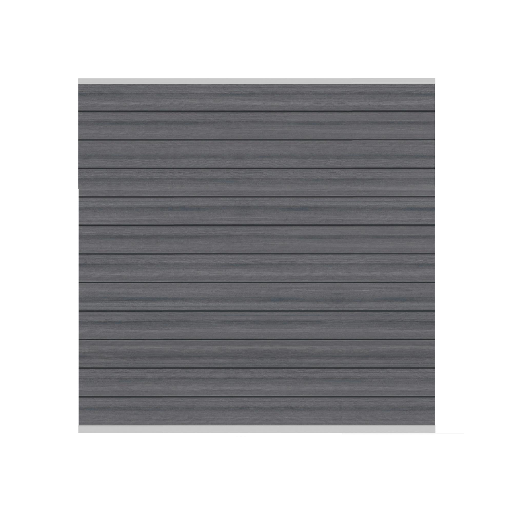 Sichtschutz WPC Platinum 1780 x 1830 mm grau