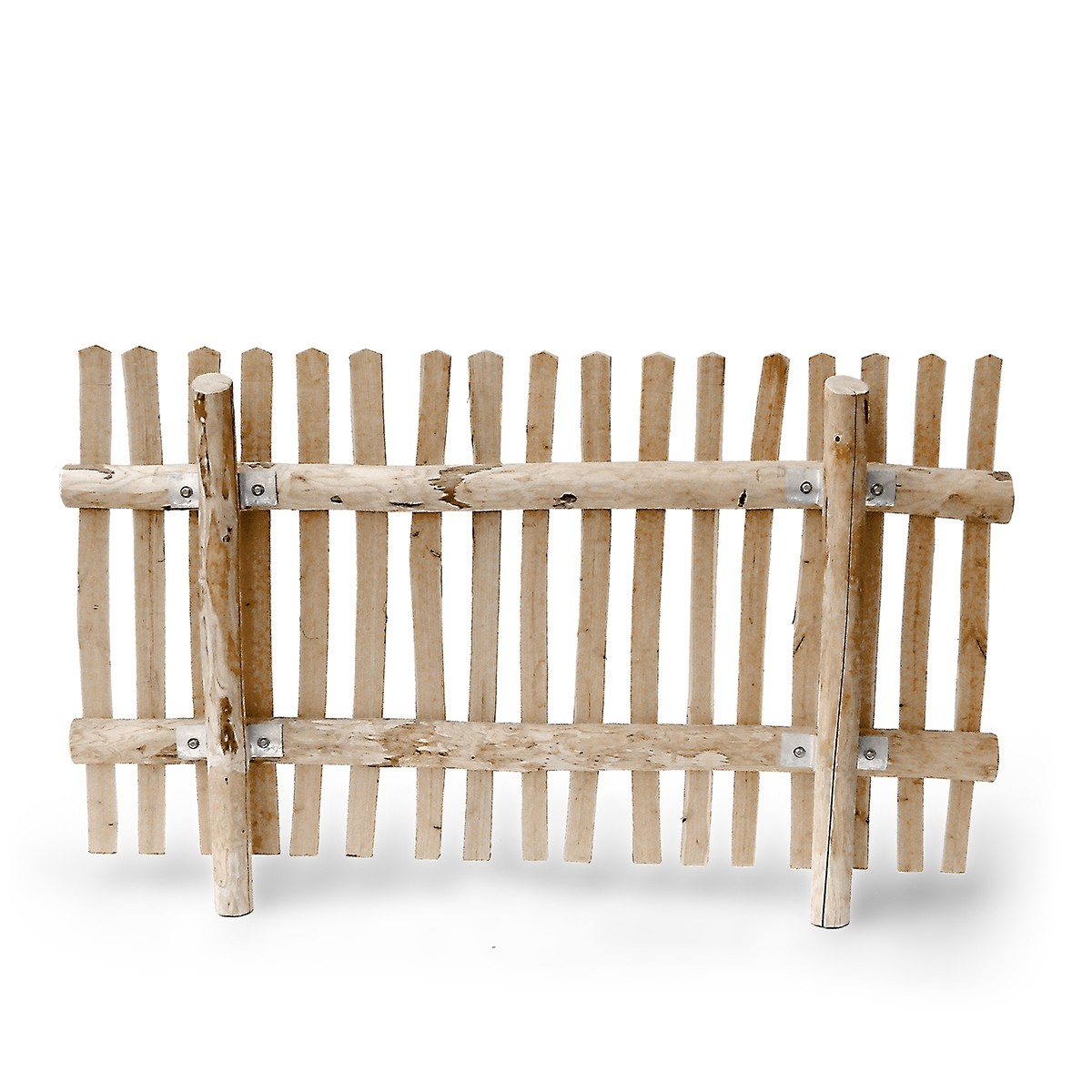 Lattenzaun 1500 mm Zaunelement Lattenabstand 6-7 cm