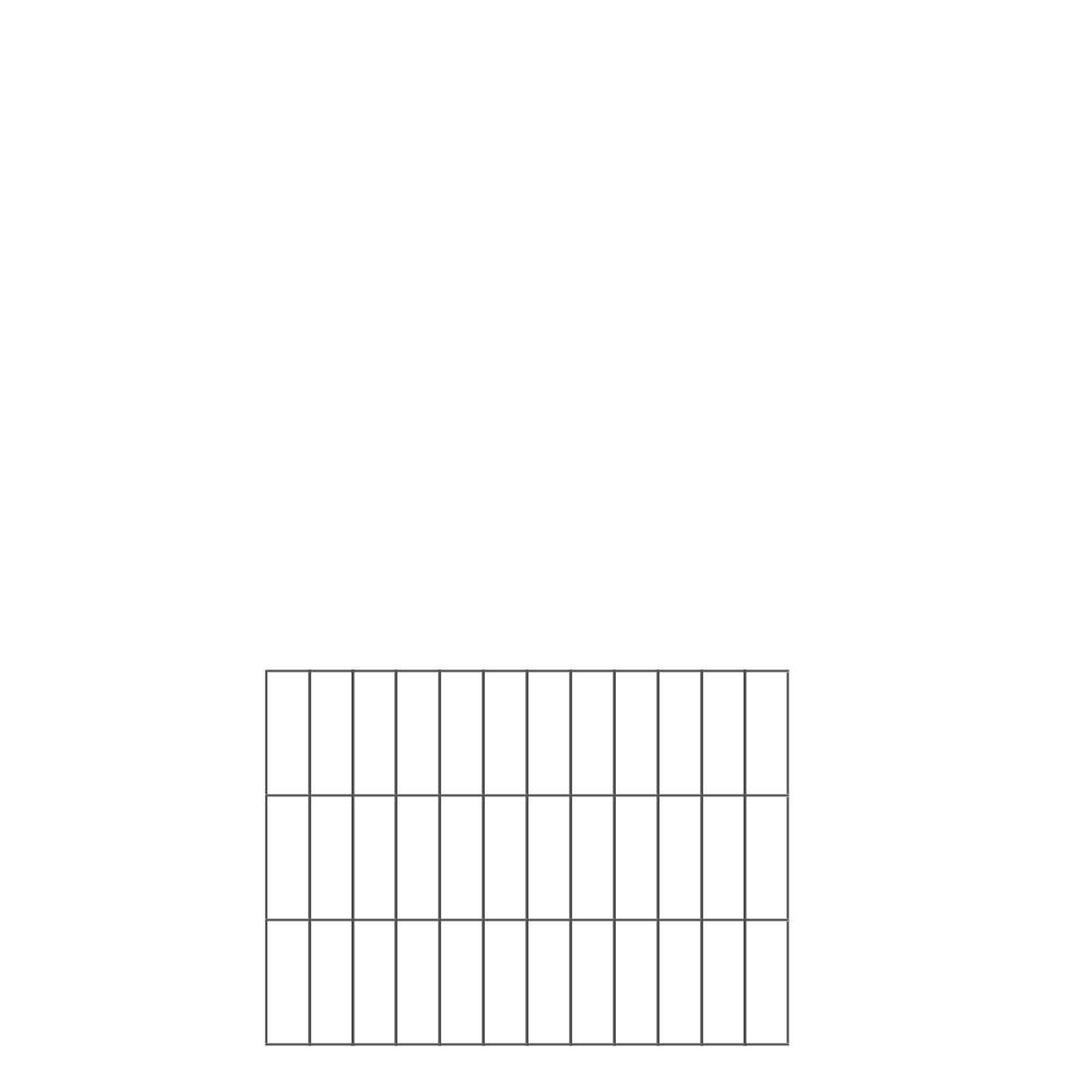 Hecke am laufenden Meter® Verlängerung 1200 x 0750 mm